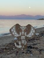 Boho elephant Handmade art