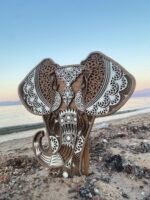 Boho elephant Handmade art - Image 2