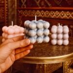 Bubble Heart Candle