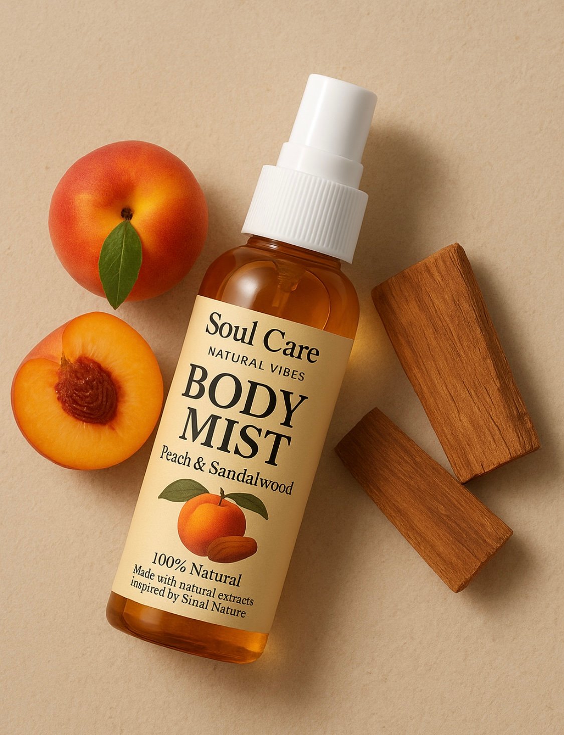 Screenshot Peach & Sandalwood Body Mist - Image 1